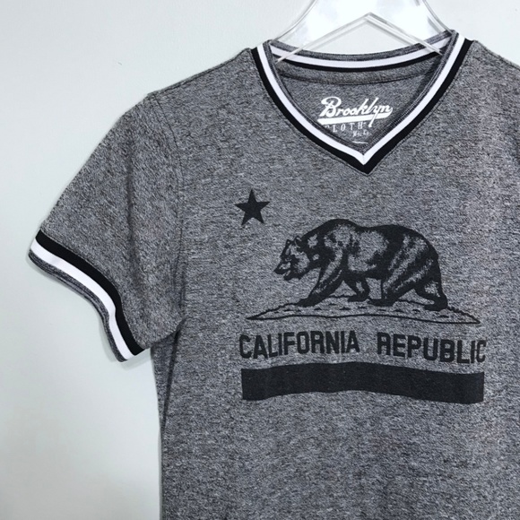 Brooklyn Cloth Tops - Brooklyn Cloth | California Republic Gray T-Shirt